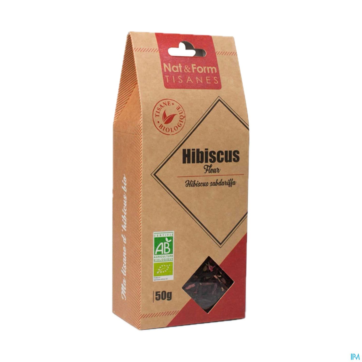 Nat Et Form Tisane Hibiscus Fleur Bio 50g