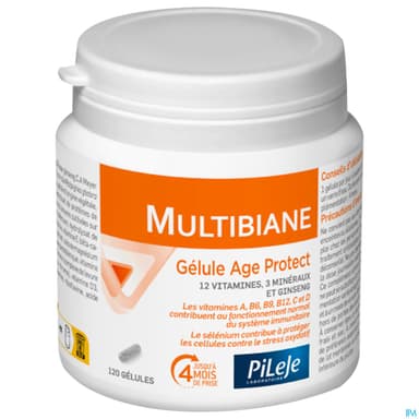 Pileje Multibiane Age Protect Gelule 120