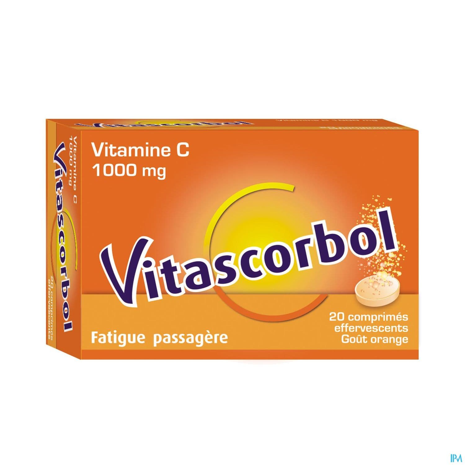 Vitascorbol 1g Comprime Effervescent 20