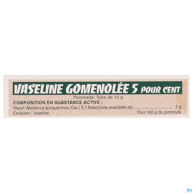 Vaseline Gomenolee 5% 15g
