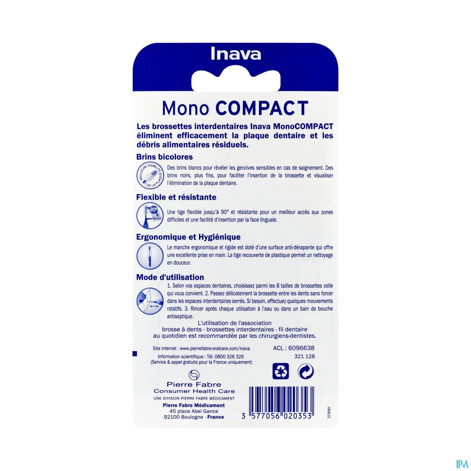INAVA BROSSETTE MONO COMP ROUGE 4