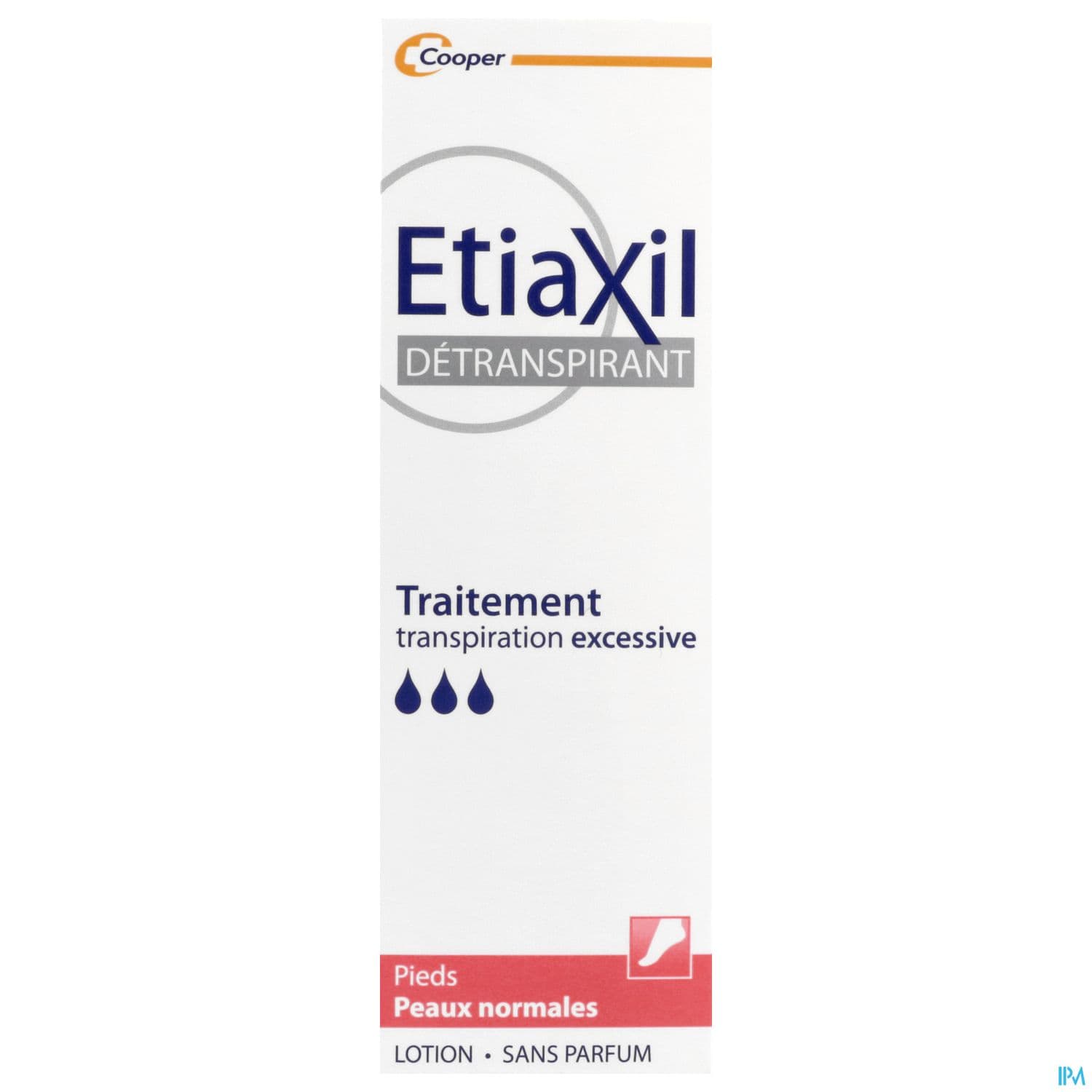 Cooper Etiaxil Detranspirant Pieds Lotion Peaux Normales 100ml