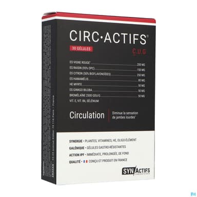 Synactifs Circ Actifs Gelule 30