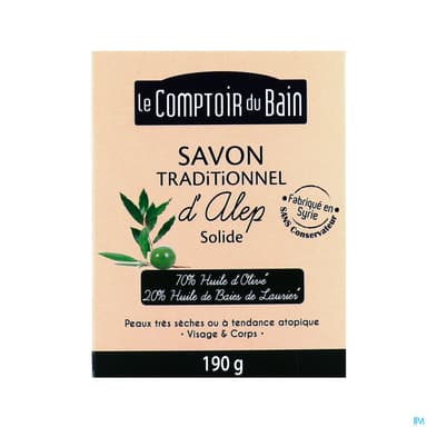 COMP BAIN SAVON ALEP 190G
