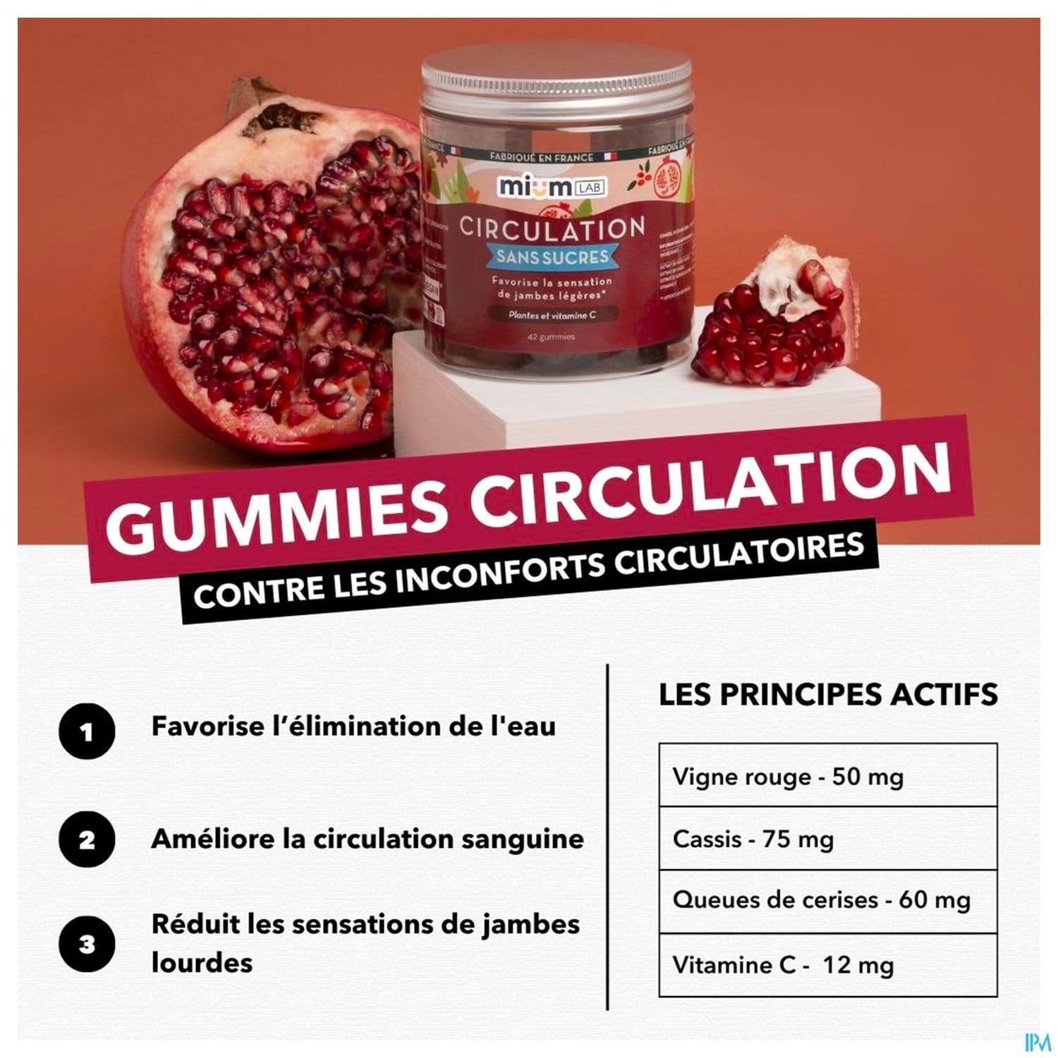 MIUMLAB S/SUC CIRCULATION GUMMIE42