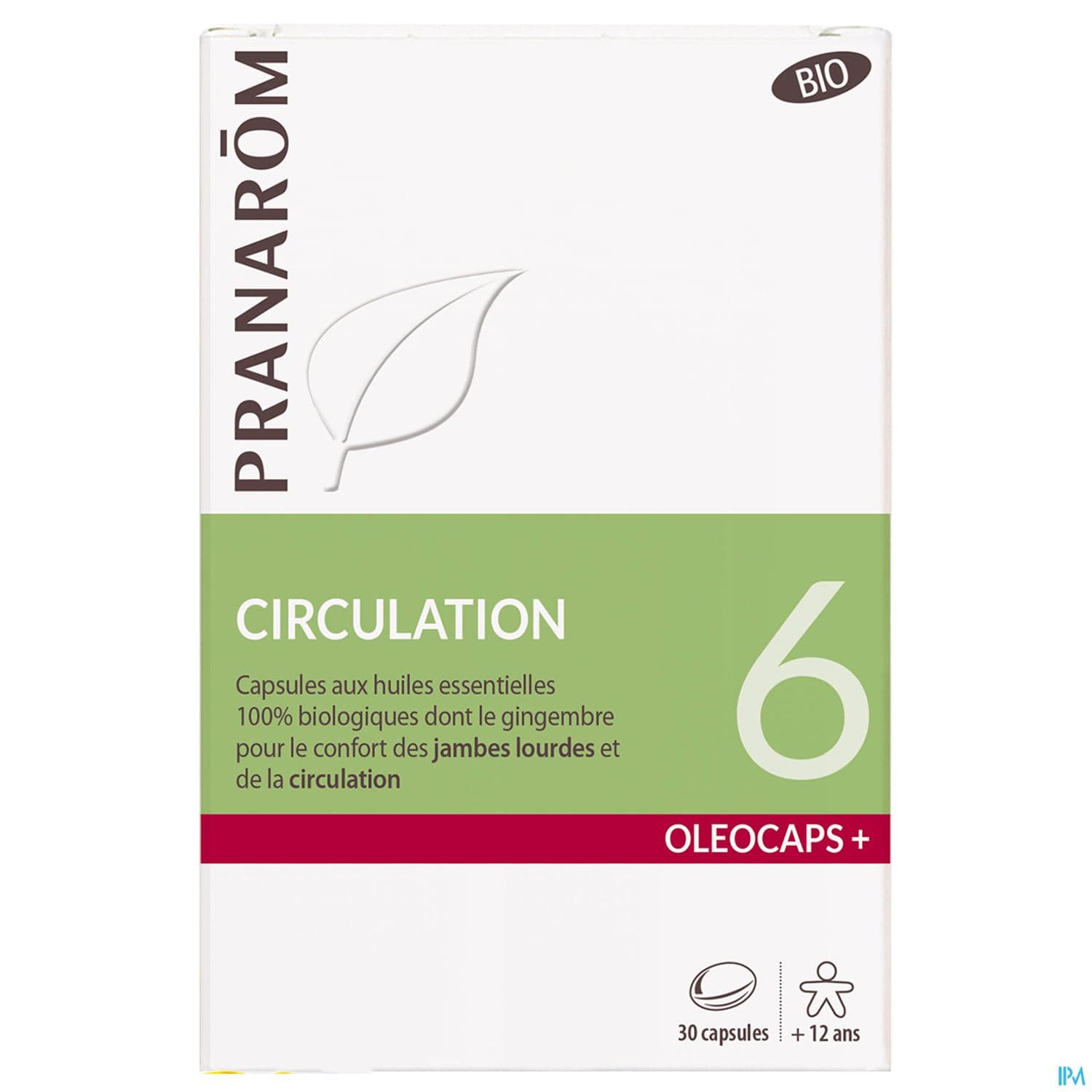 PRANAROM OLEOCAPS+6 CIRCULAT CAP30