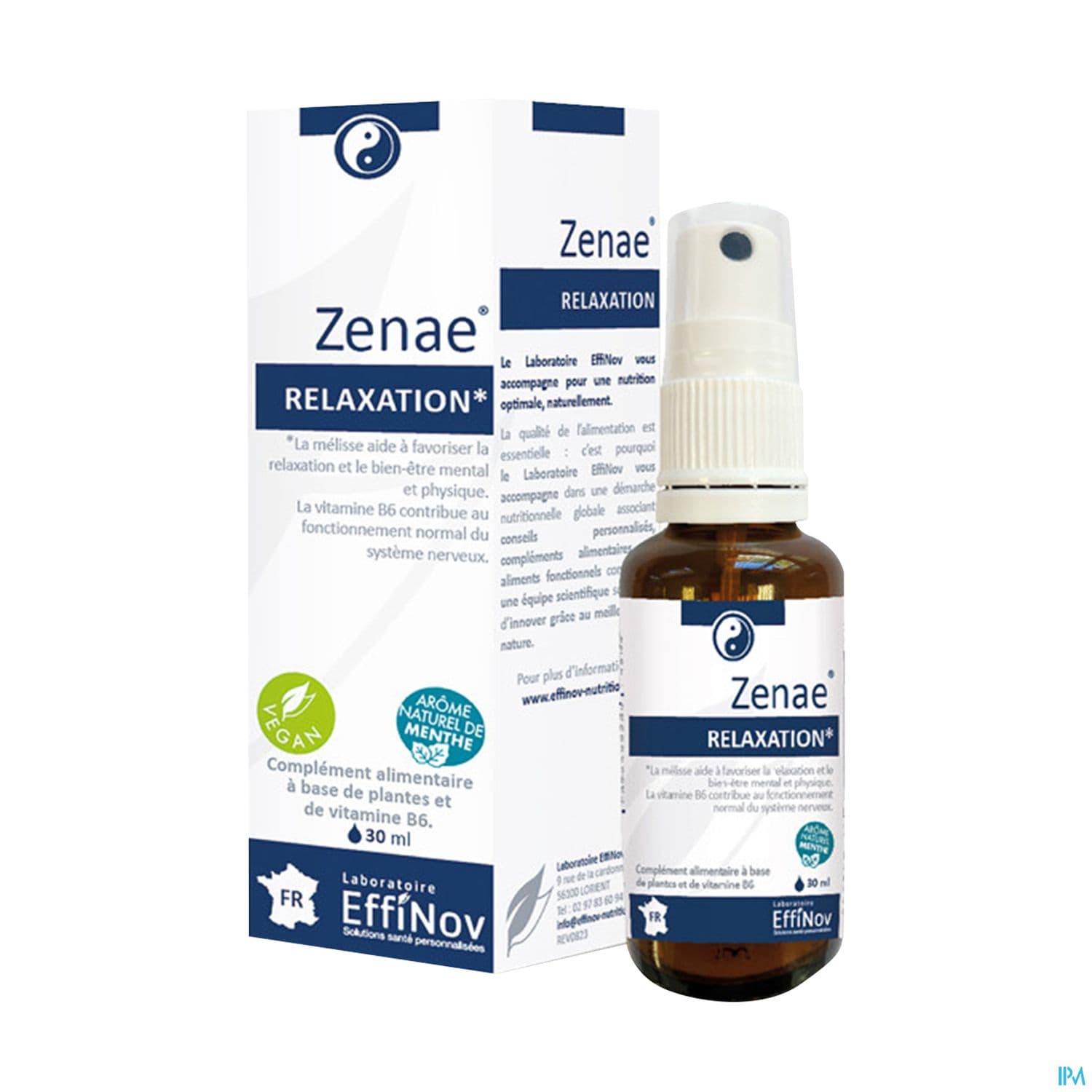 Effinov Equilibre Zenae Relaxation Spray 30ml