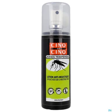 Cinq Sur Cinq Zones Temperees Lotion Spray 100ml