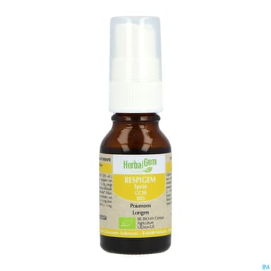 Herbalgem Respigem Gc30 Poumons Bio Spray 15ml