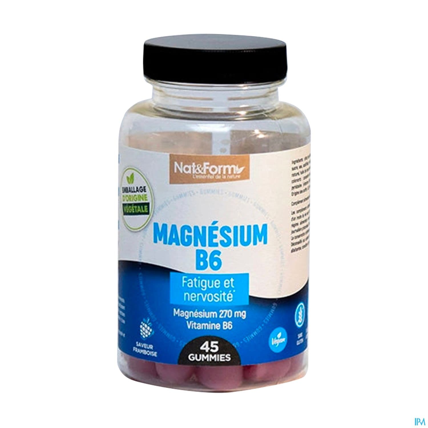NAT&FORM MAGNESIUM B6 GUMMIE 45