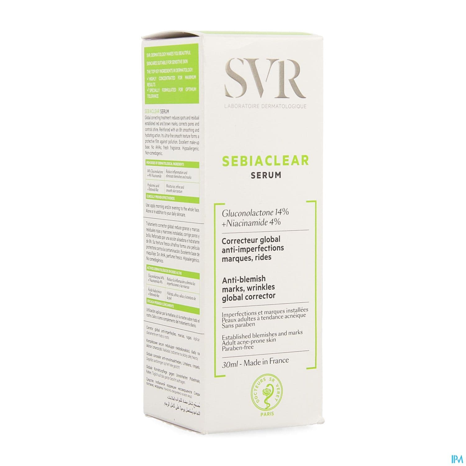 SVR SEBIACLEAR SERUM 30ML.