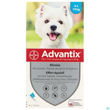 ADVANTIX PETIT CHIEN PIPET1ML6