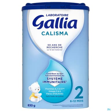 GALLIA CALISMA 2 LAIT PDR 830G