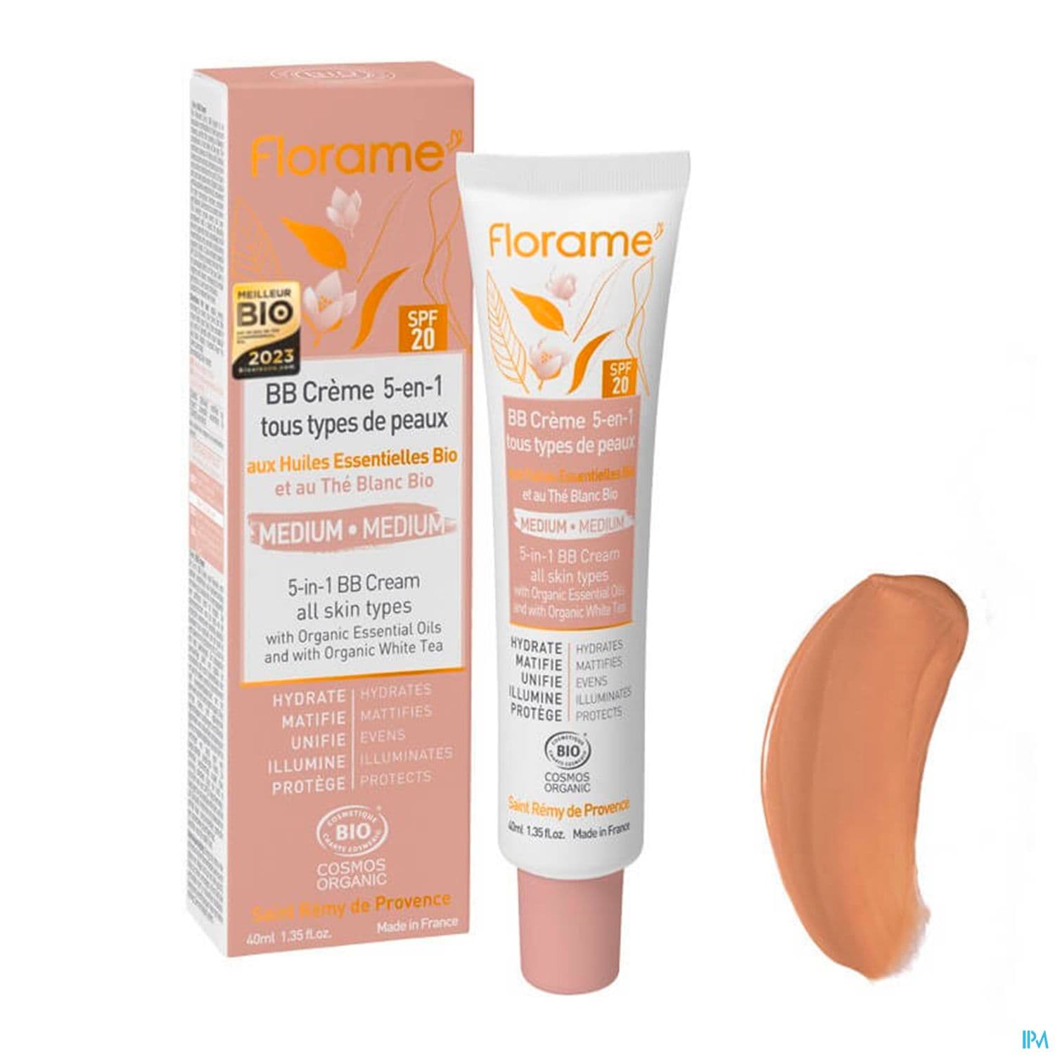 Florame Bb Creme 5en1 Spf20 Bio Teinte Medium 40ml