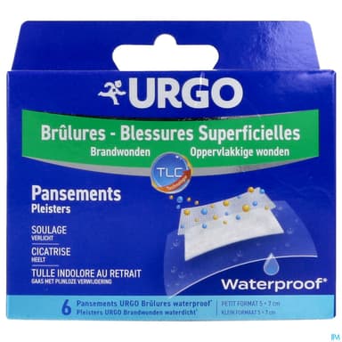 URGO BRULURE WATERPROOF PM 6