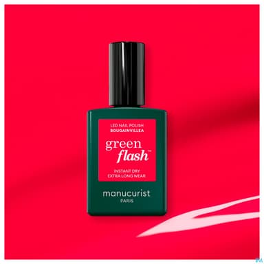 Manucurist Green Flash Vernis A Ongles Bougainvillier 15ml
