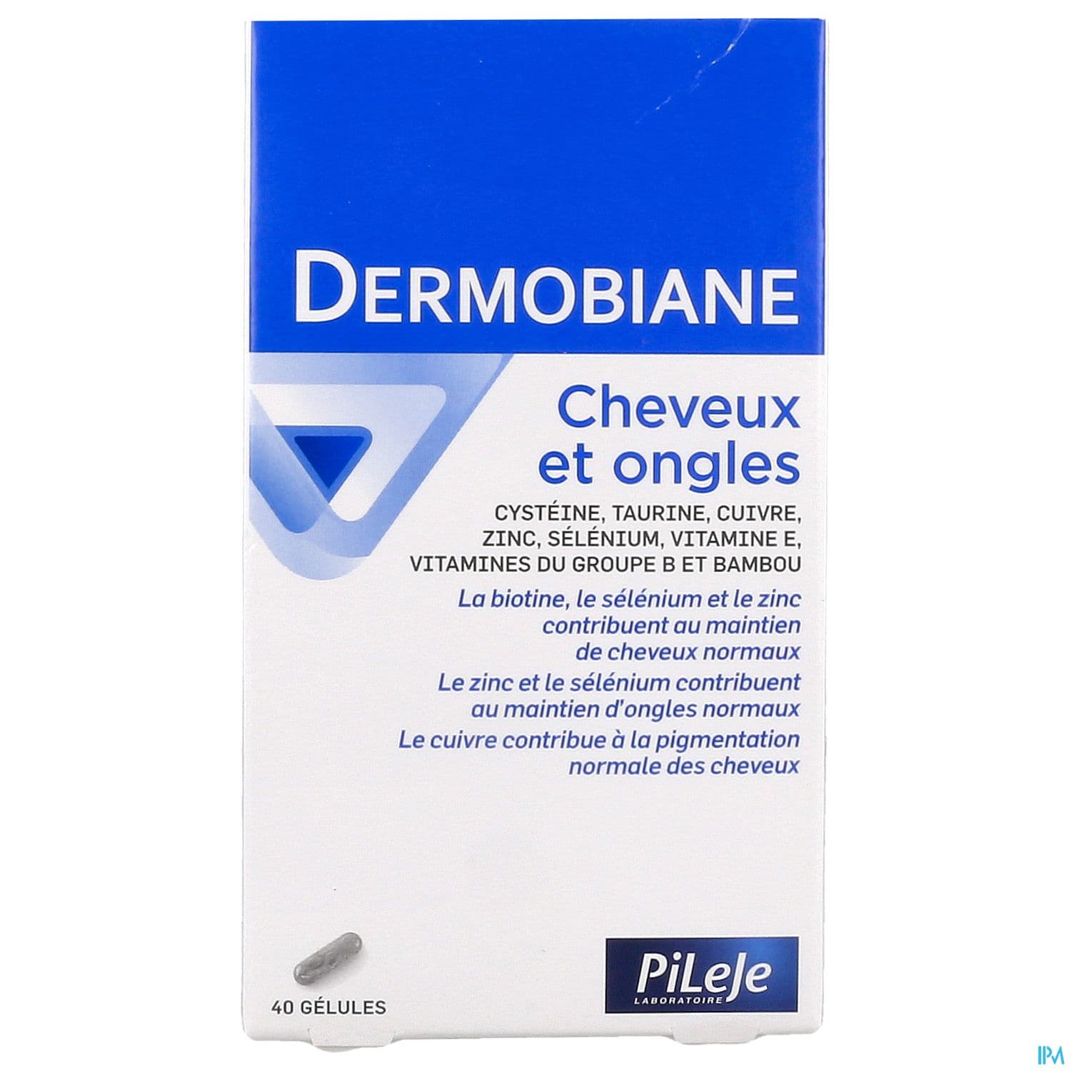 DERMOBIANE CHEVEUX ET ONGLES Gél B/40