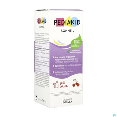 PEDIAKID SOMMEIL SP CERISE FL/125ML