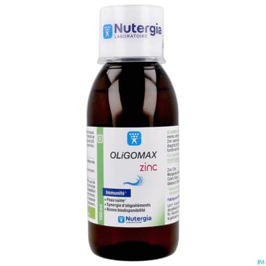 Nutergia Oligomax Zinc Solution Buvable 150ml
