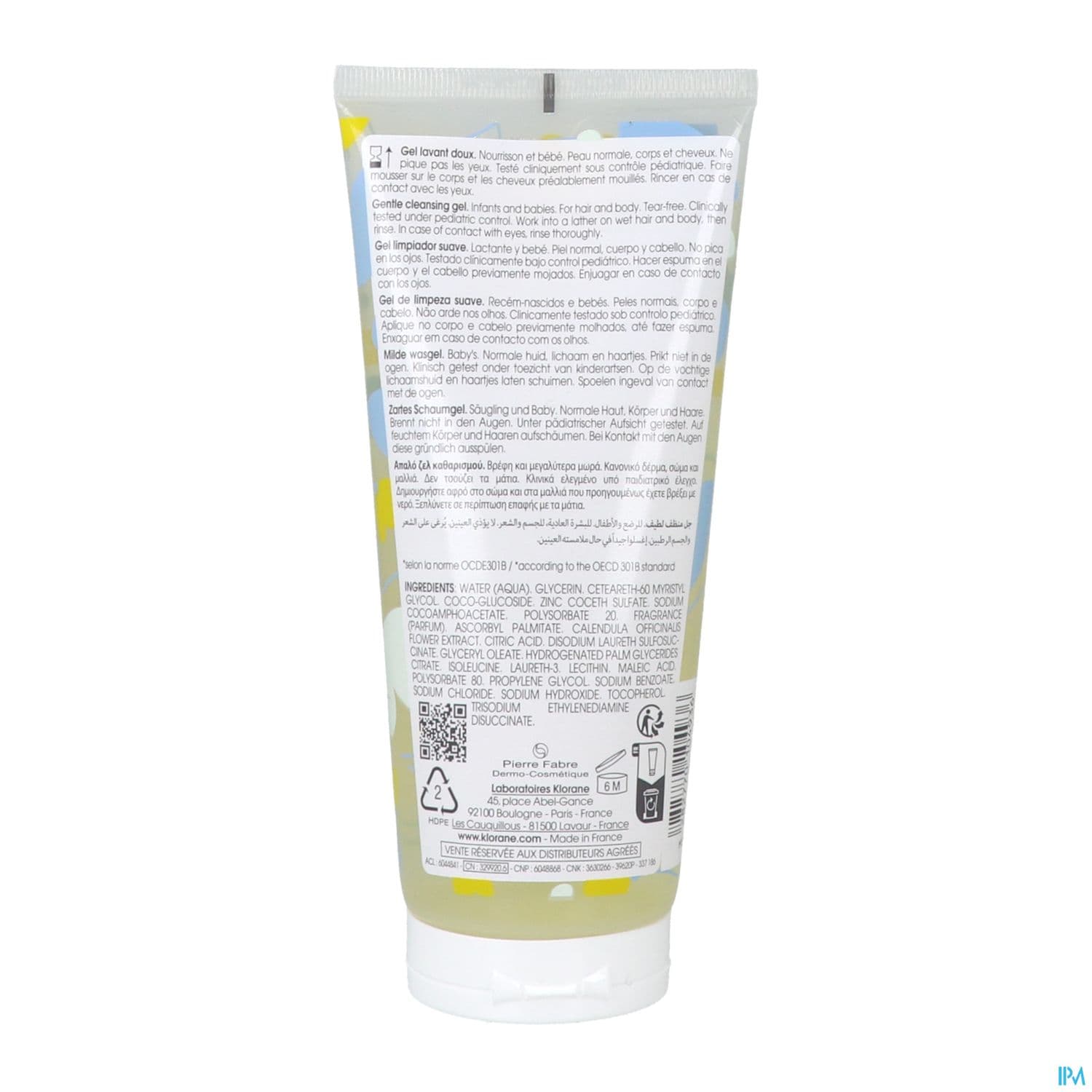 KLORANE BB GEL LAV DOUX 200ML