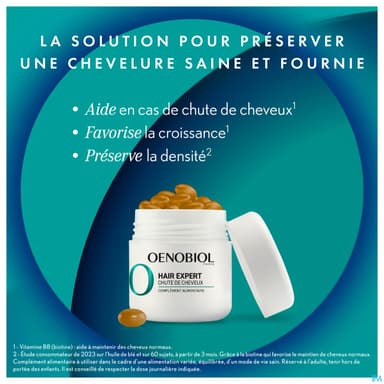 Oenobiol Hair Expert Chute De Cheveux Capsule 60