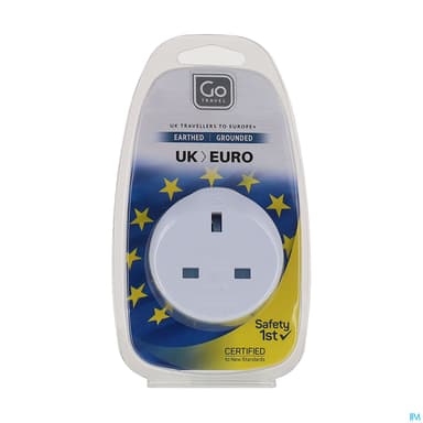 GO TRAVEL ADAPTATEUR UK/EUROPE