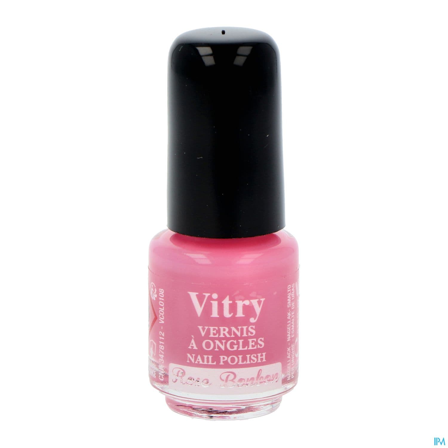 Vitry Vernis Ongles Rose Bonbon Mini 4ml