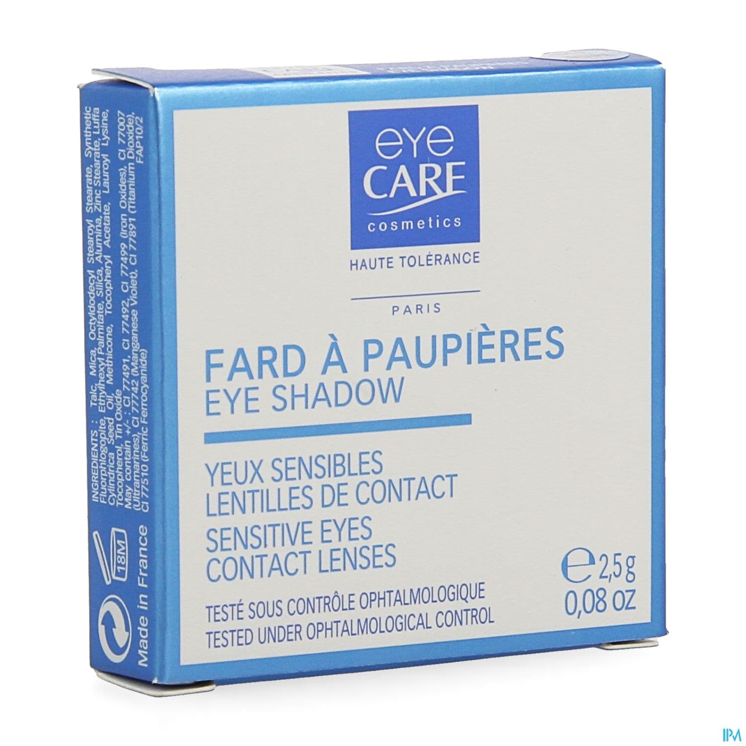 Eye Care Cosmetics Fard A Paupieres 2.5g Ivoire