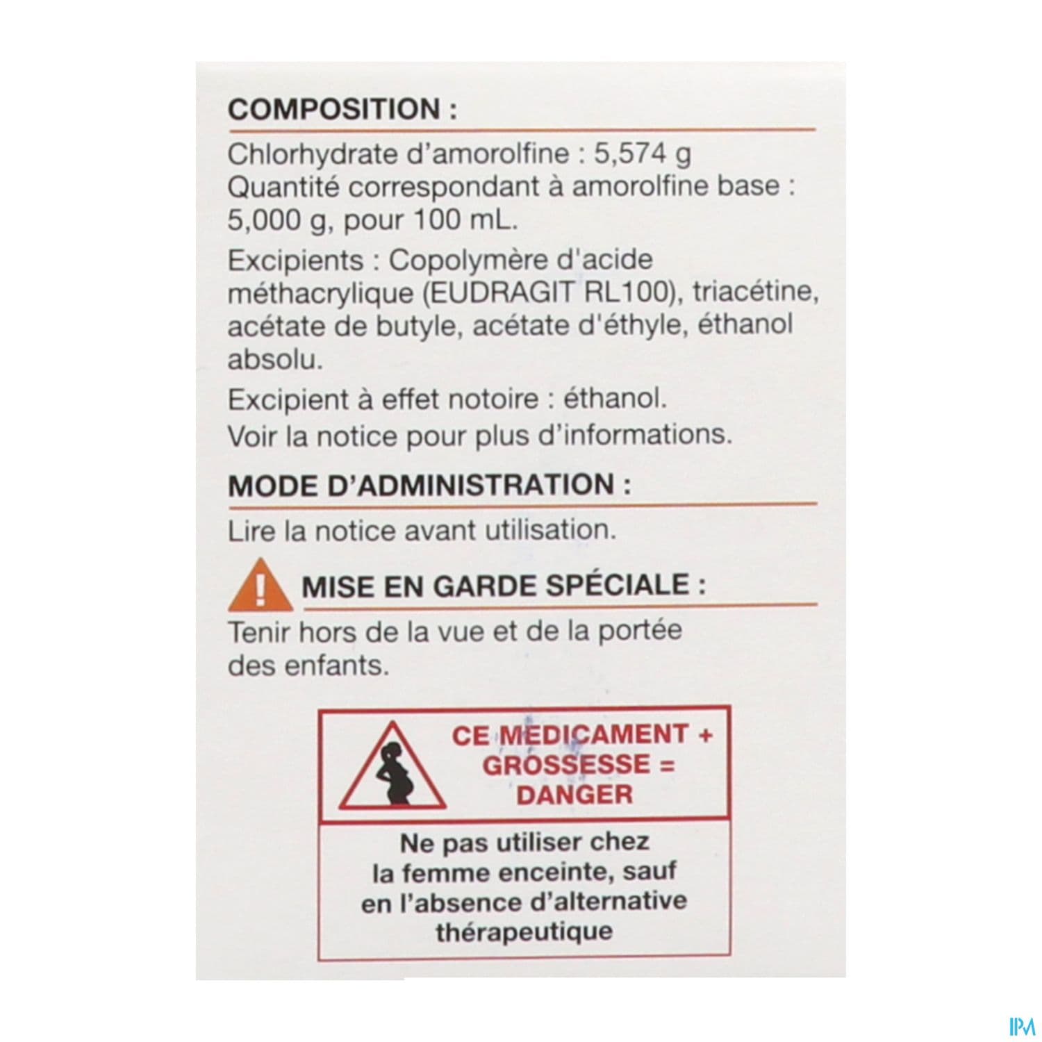 AMOROLFINE 5% VTS CONS VER FL2,5ML