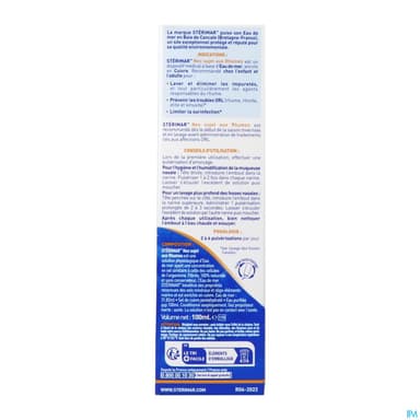 Sterimar Cuivre Nez Sujet Infection 100ml