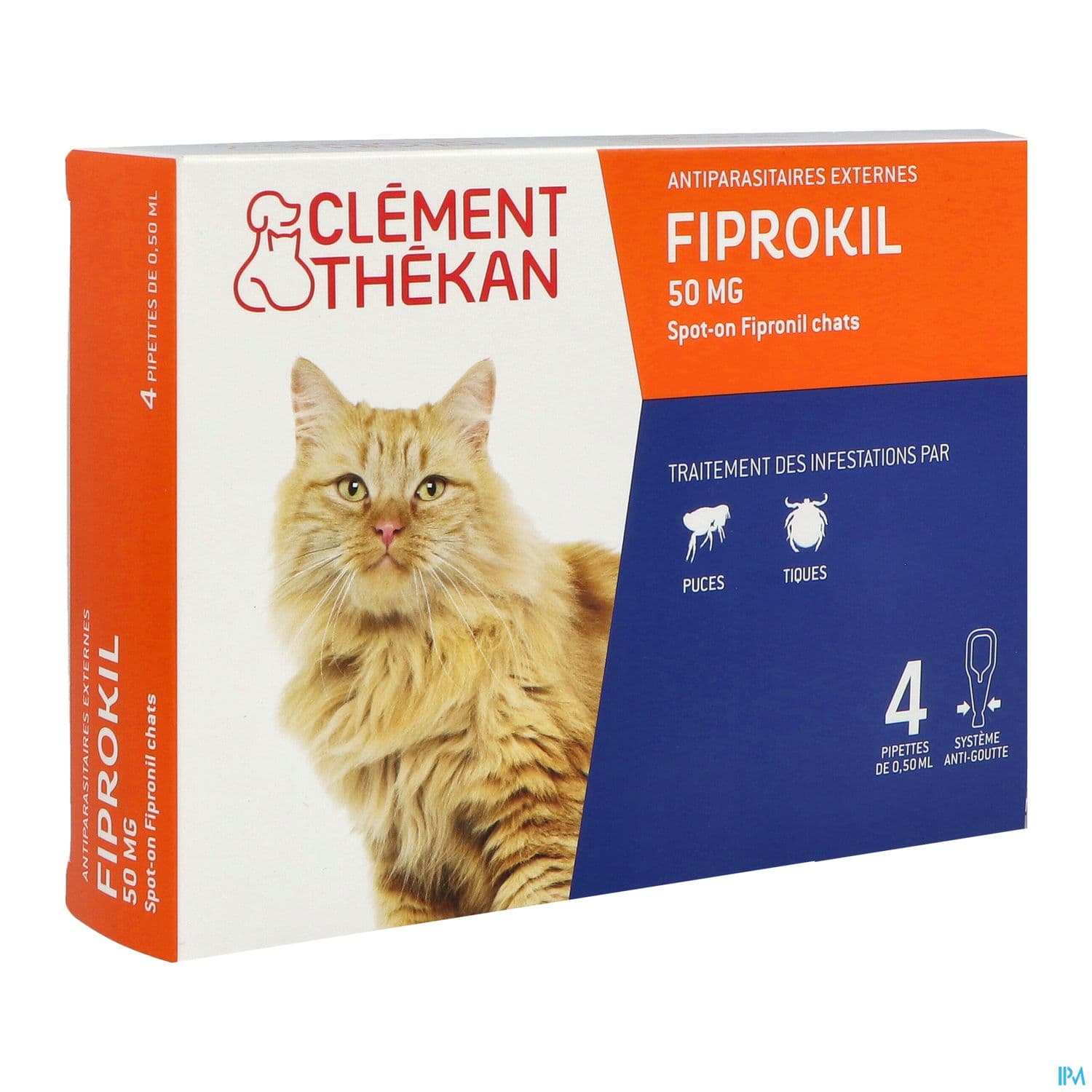 Clement Thekan Fiprokil Spot On Chat 0ml5 X4
