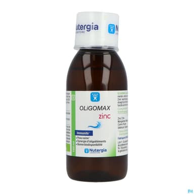 Nutergia Oligomax Zinc Solution Buvable 150ml