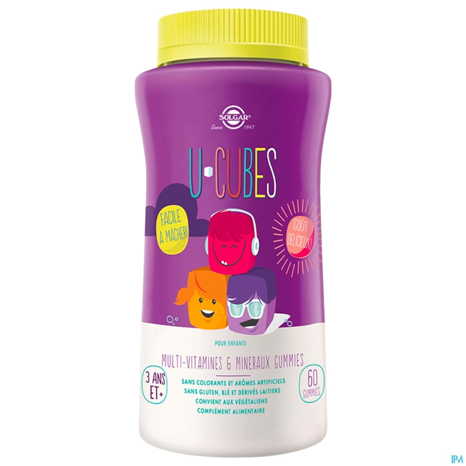 Solgar U Cubes Multivit Mineraux Enfant Gommes 60