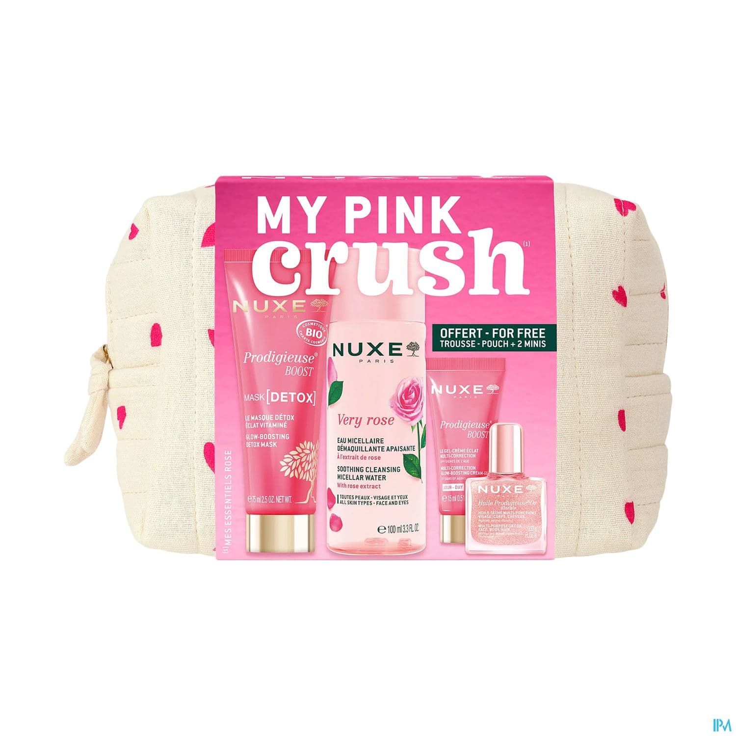 Nuxe Trousse De Voyage Mes Essentiels Pink 4produits