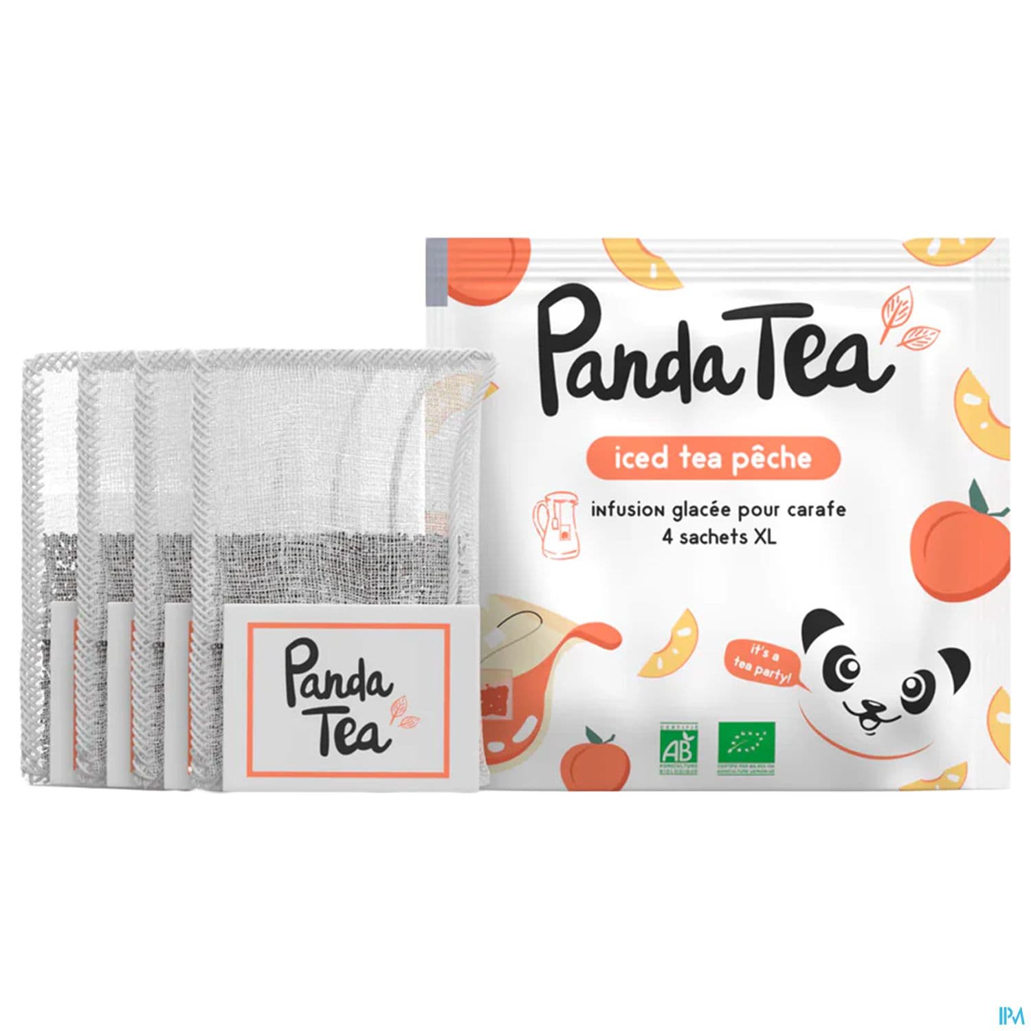PANDA TEA ICED TEA PEACH SACH4 XL