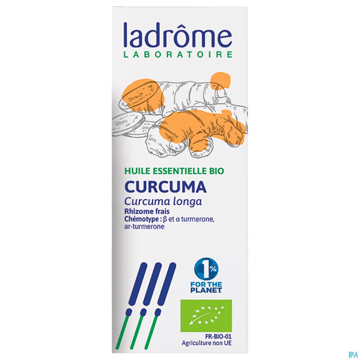 Ladrome Huile Essentielle De Curcuma 5ml