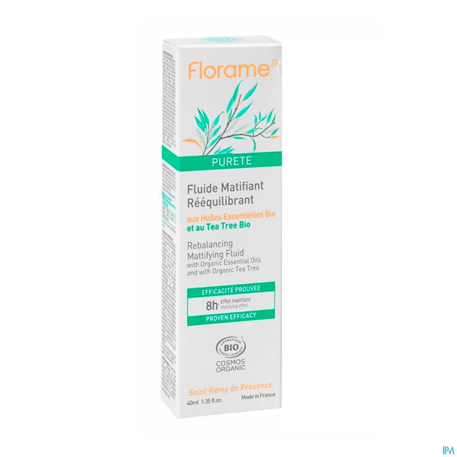 Florame Purete Fluide Matifiant Reequilibrant Bio 40ml
