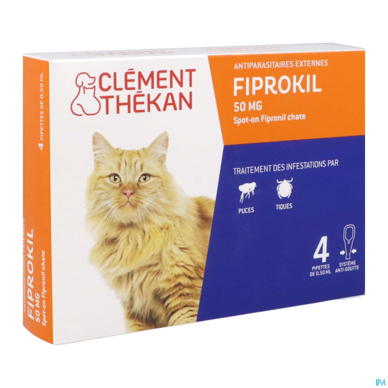 Clement Thekan Fiprokil Spot On Chat 0ml5 X4