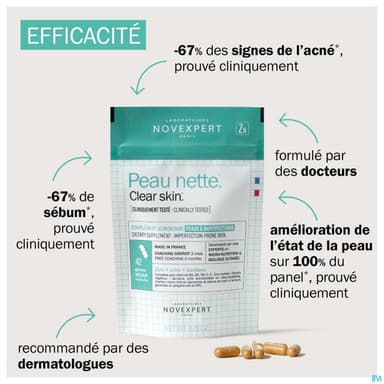 Novexpert Peau Nette Gelule 42