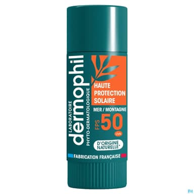 Dermophil Indien Stick Levres Haute Protection Solaire Fps 50 4g