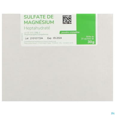 Cooper Sulfate Magnesium 30g Sachet 20