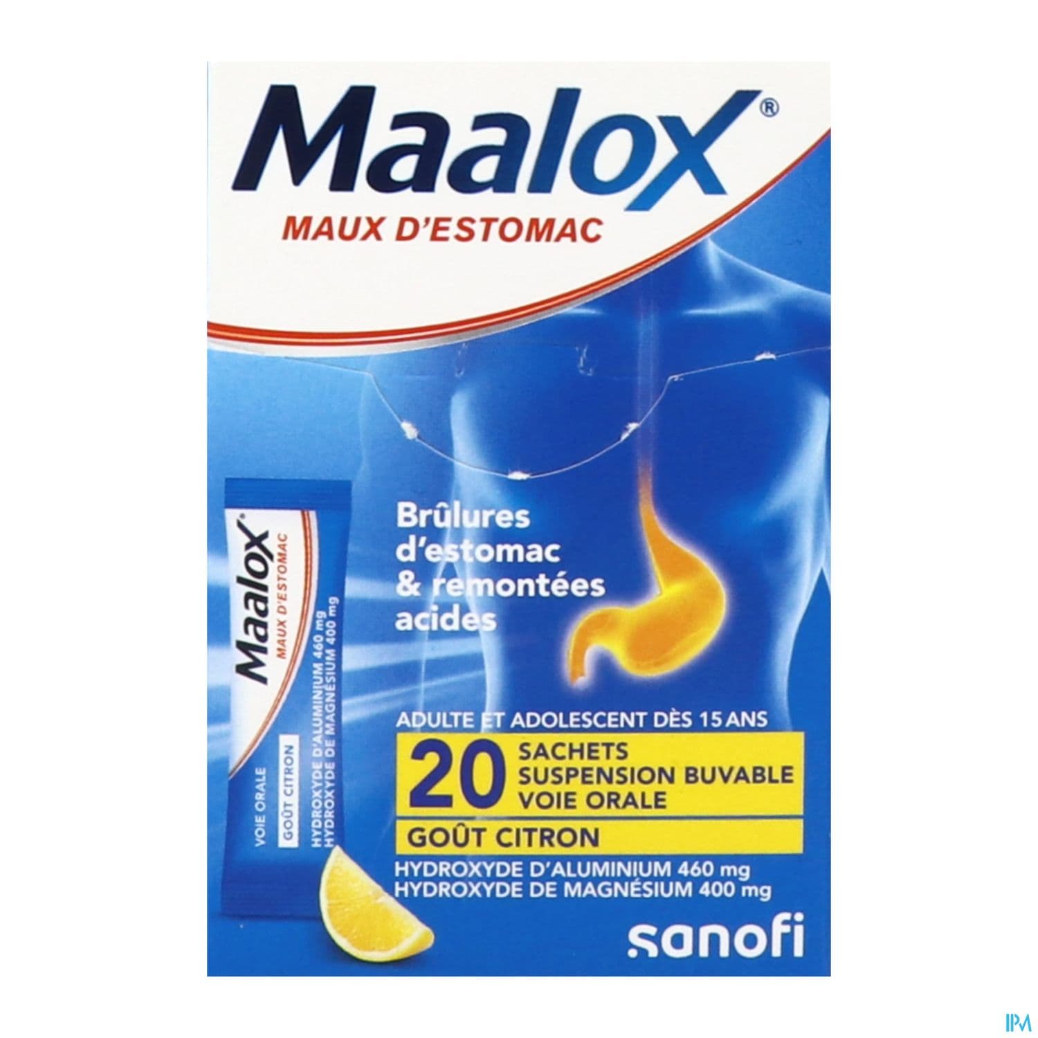 MAALOX MAUX D'ESTOMAC SACHET 20