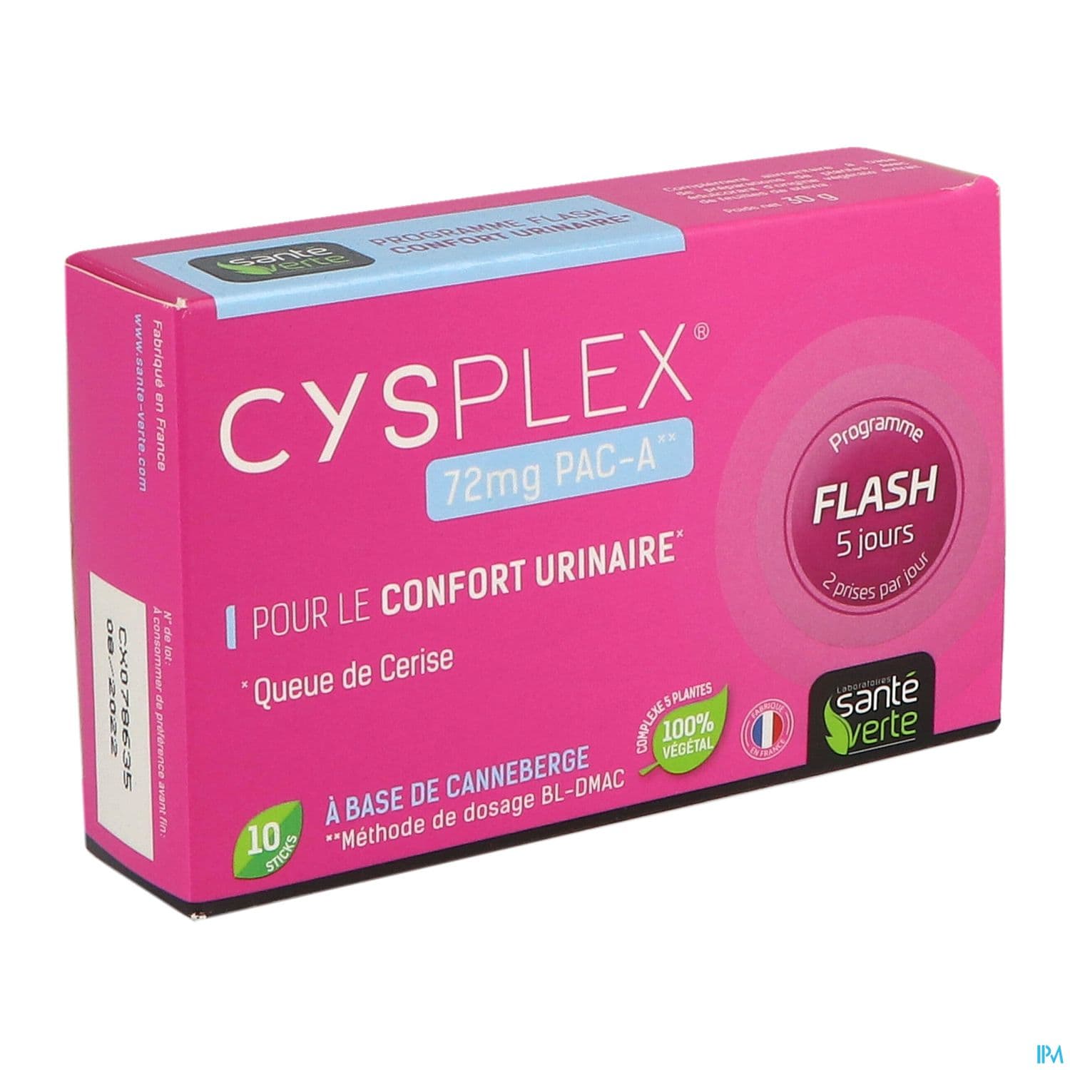 CYSPLEX 72MG PAC-A STICK 10