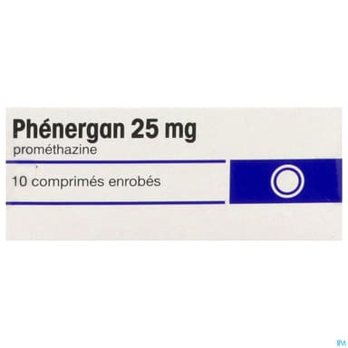 Phenergan 25mg Comprime 10