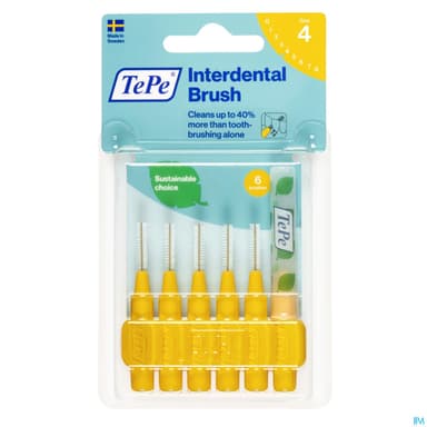 Tepe Brossette Interdentaire Original 0mm7 Jaune X6