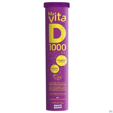 ISOXAN MA VIT D 1000UI CPR EFF 20