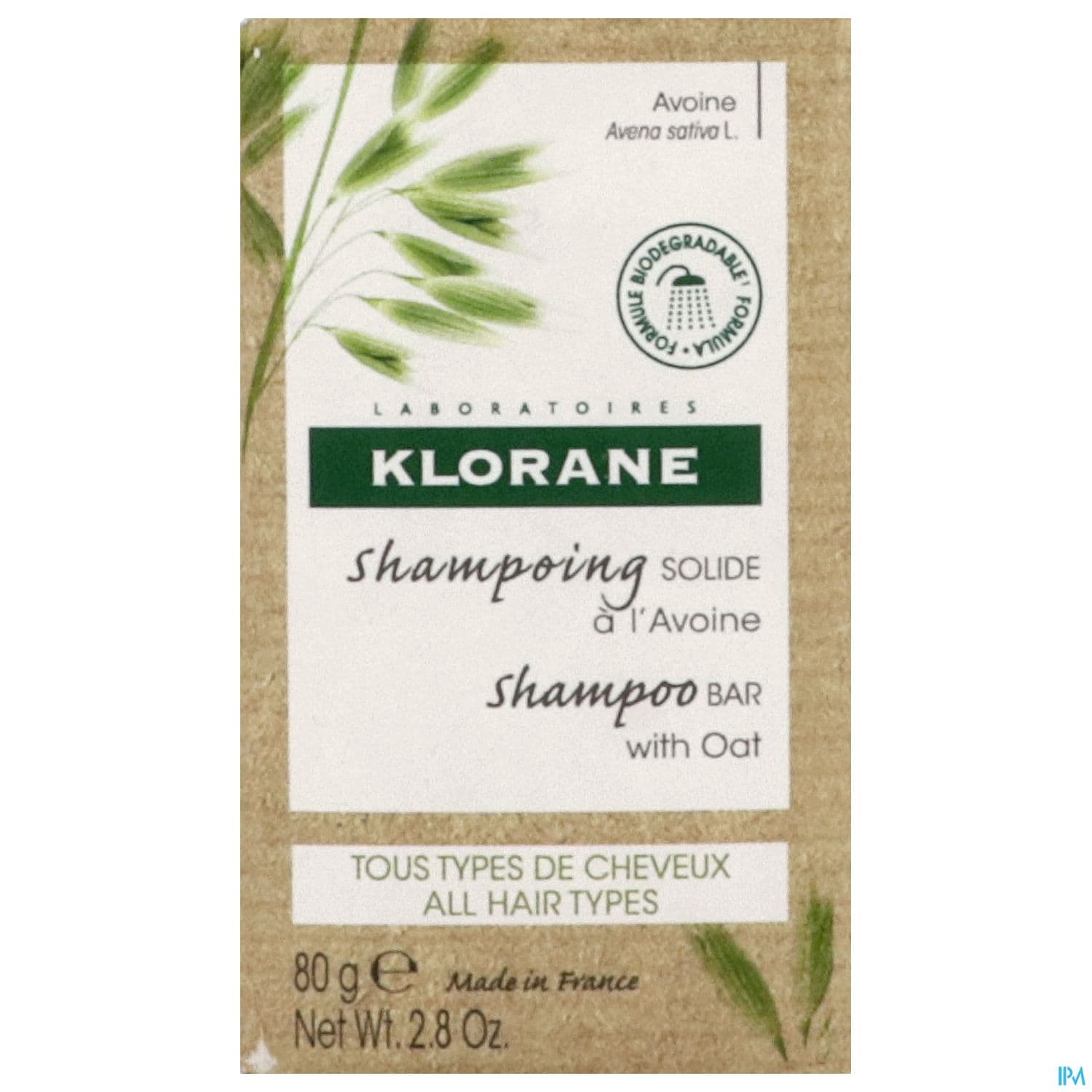 KLORANE SH SOLIDE AVOINE 80G