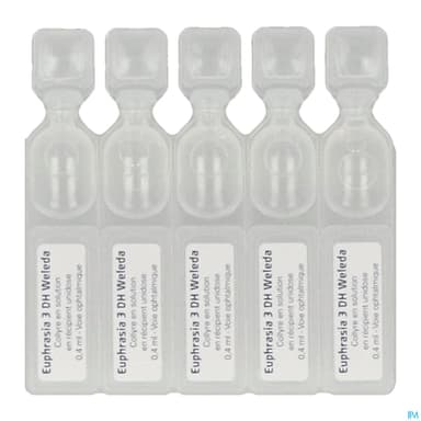 Weleda Euphrasia D3 Collyre Unidose 0ml4 X10