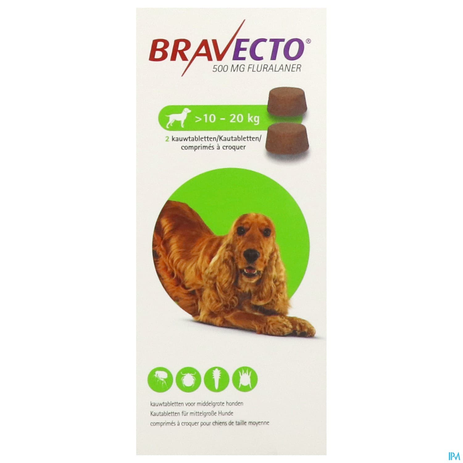 Bravecto Comprime A Croquer Chien 10/20kg 2