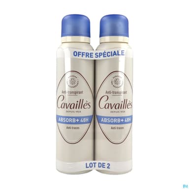 CAVAILLES DEO ABSOR+ 48H SPR150X2